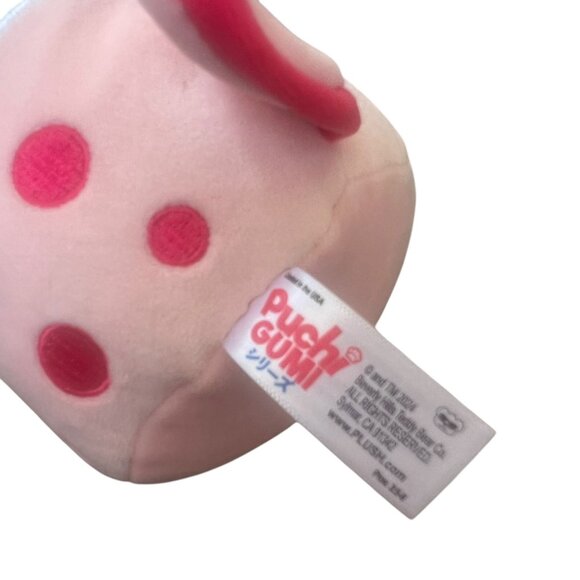 Puchi Gumi Axolotl Plush Toy Pink Mint Soft Stuffed Animal 8.5" NWT NEW - Picture 3 of 9